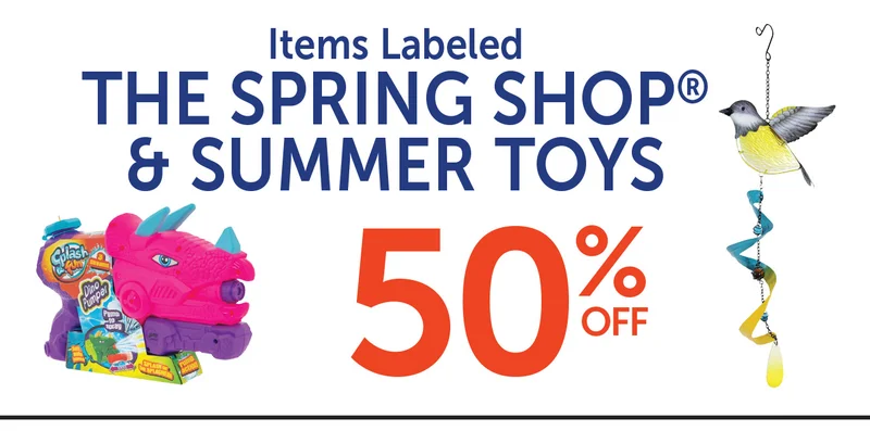 Spring Shop & Summer Toys