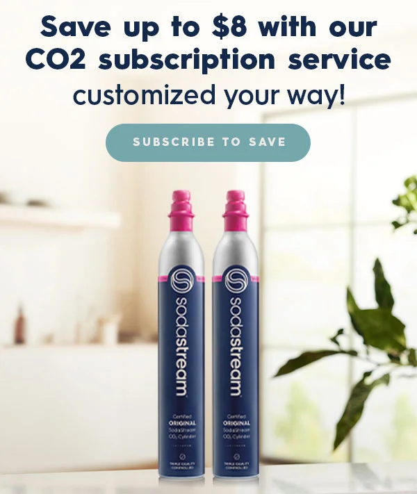 Save up to $8 with our CO2 subscription service, customized your way!