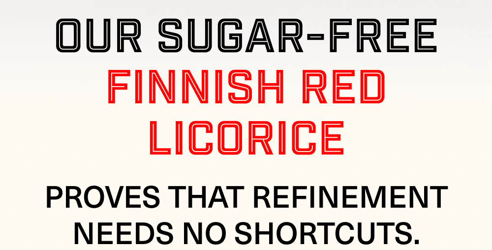 Our Sugar-Free Finnish Red Licorice