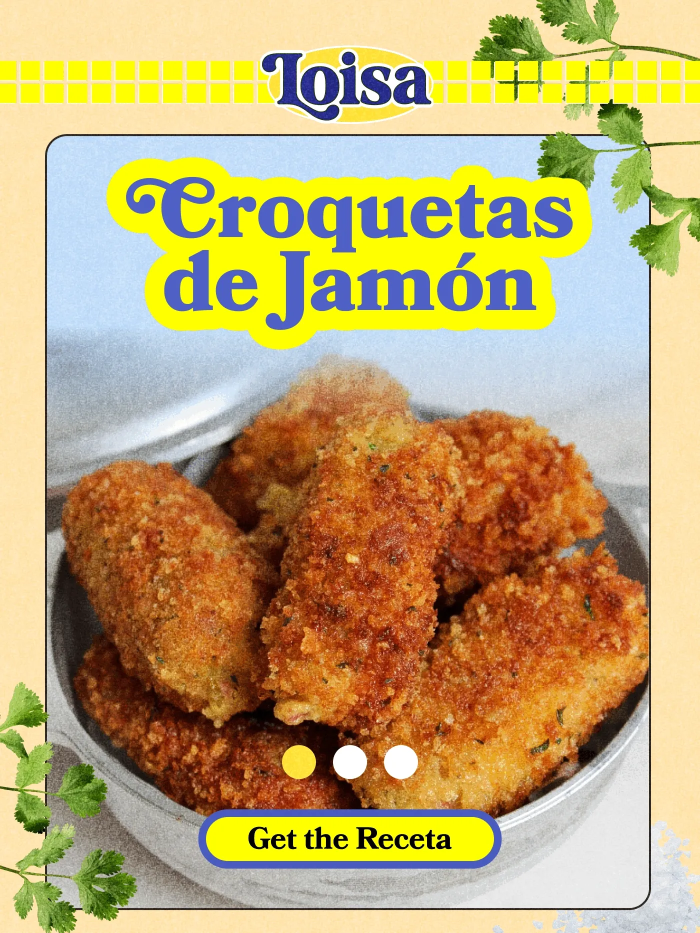 Loisa. Croquetas de Jamón. Get the Receta