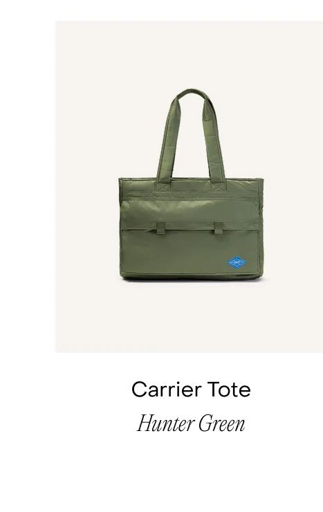 Carrier Tote Hunter Green