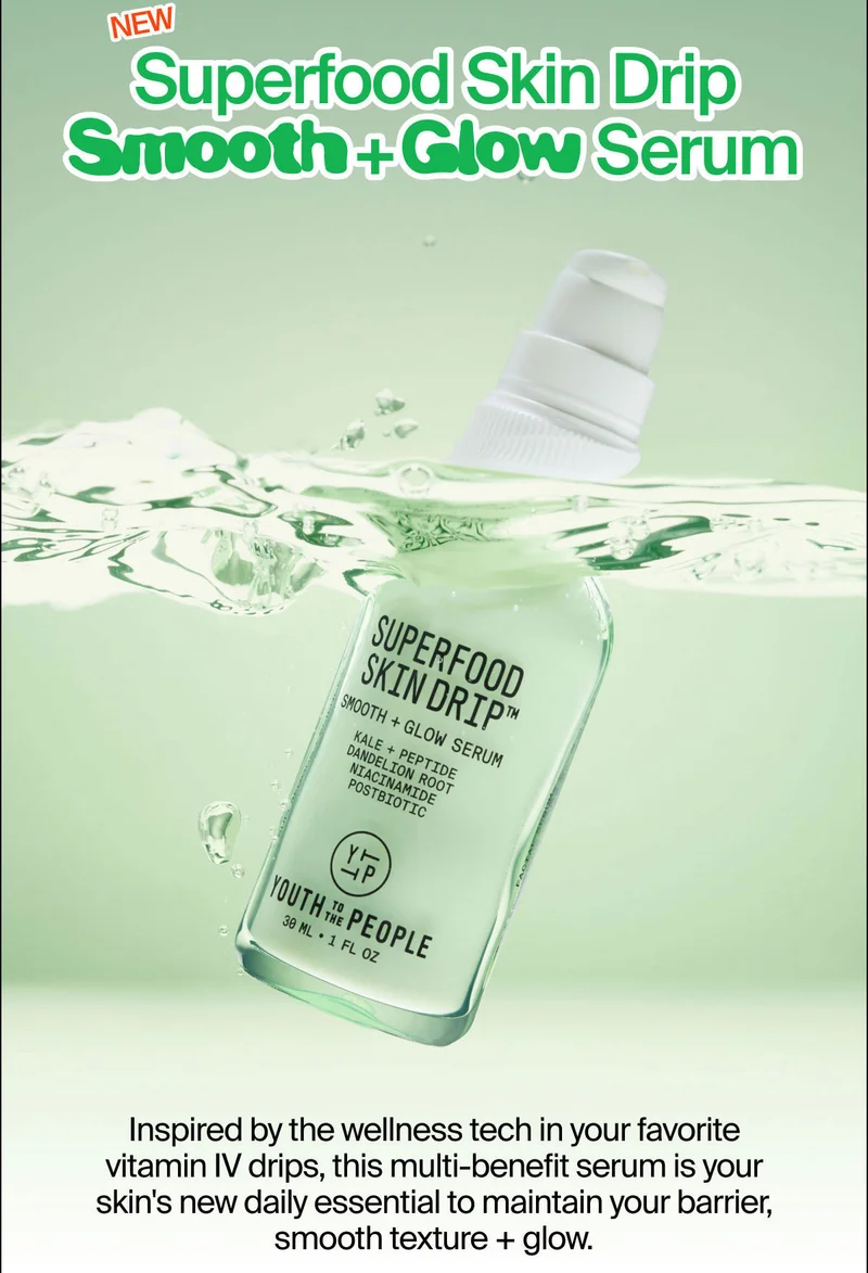Superfood Skin Drip Smooth + Glow Serum