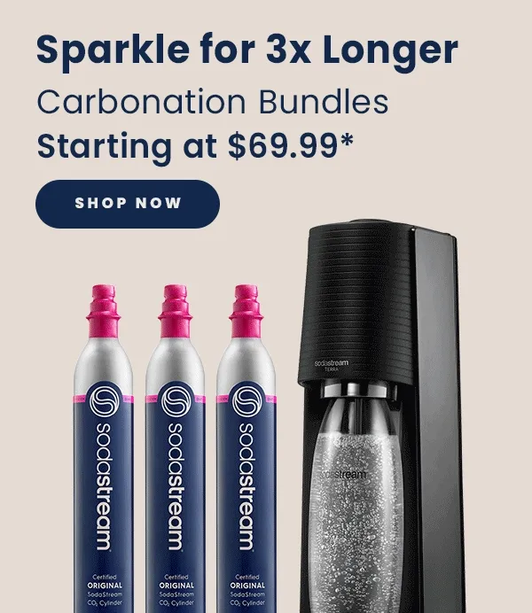 Carbonation Bundles Starting at $69.99
