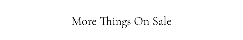 More Things On Sale