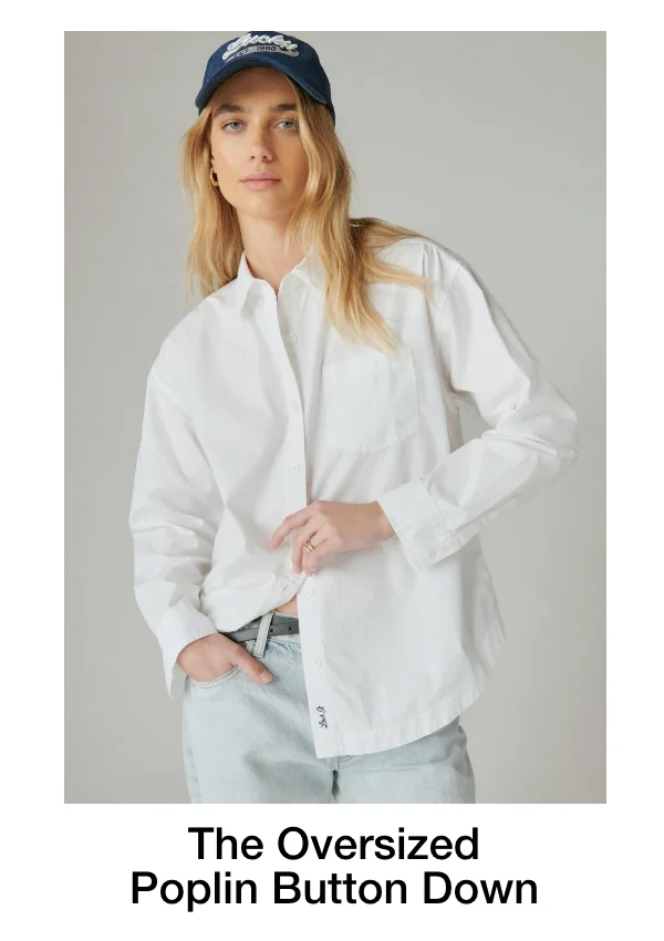 The Oversized Poplin Button Down