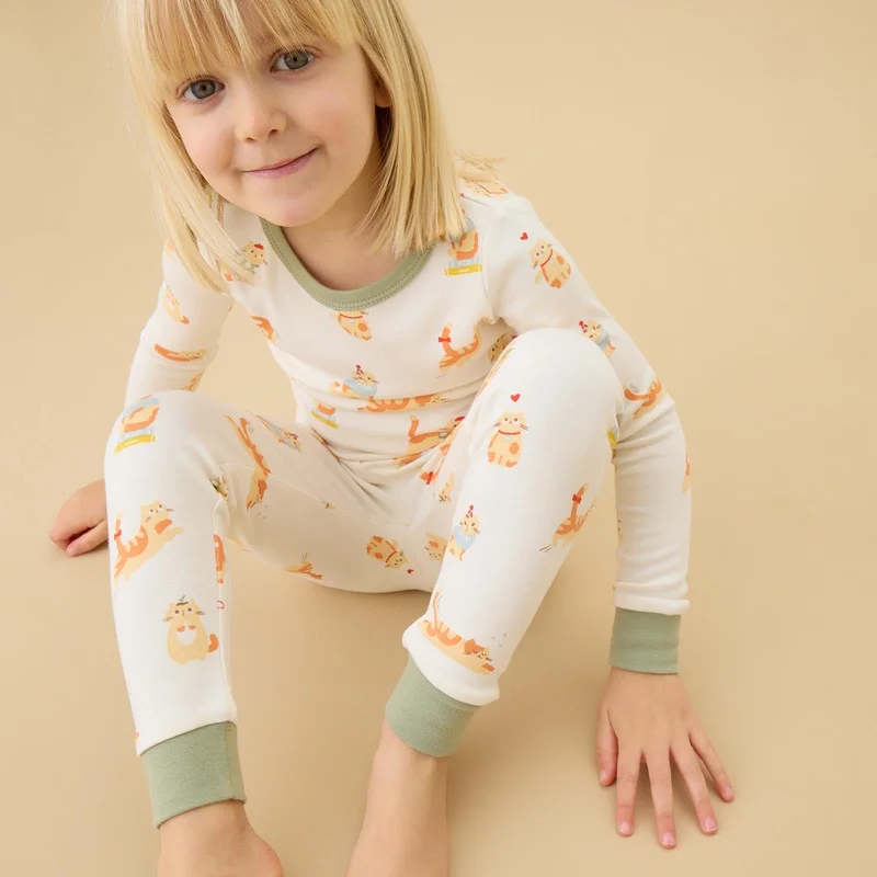Image of Cat Nap Pajama Set