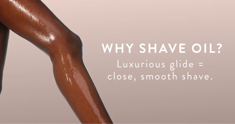 Why shave oil? Luxurious glide = close, smooth shave.