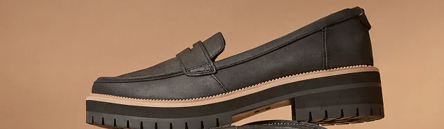 Cara Black Leather Loafer - Image