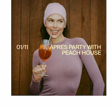 RSVP to Halfdays x Peach House Après Party