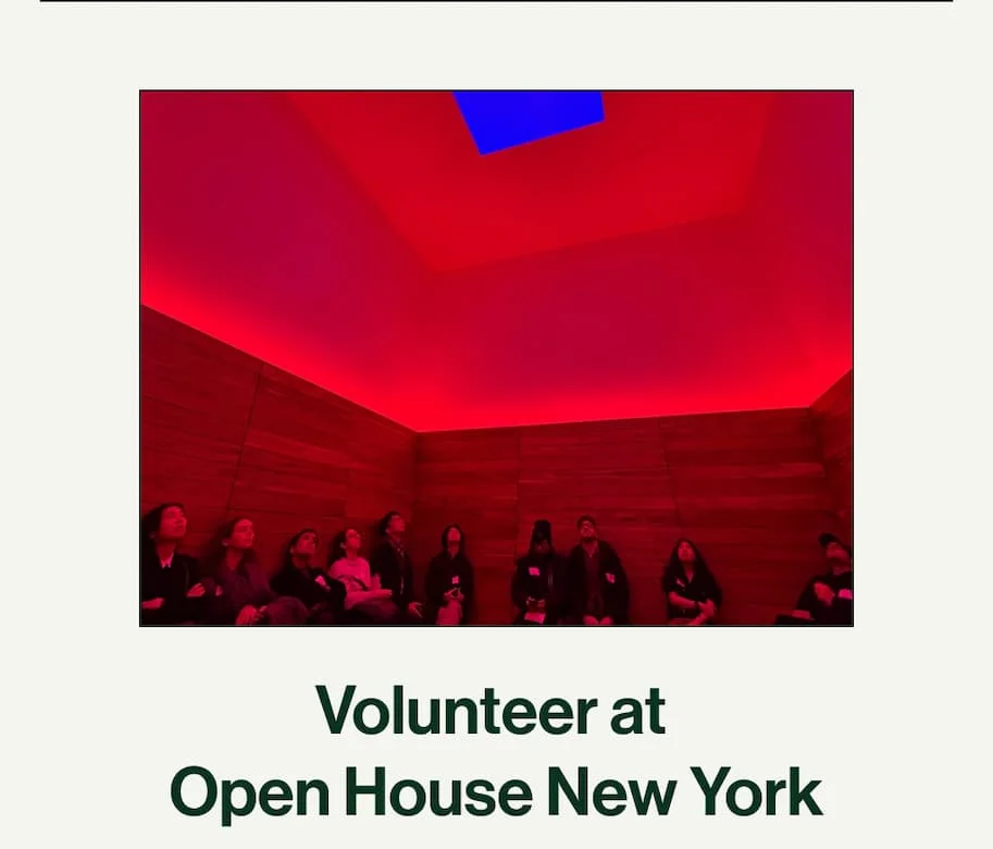 Volunteer at Open House New York