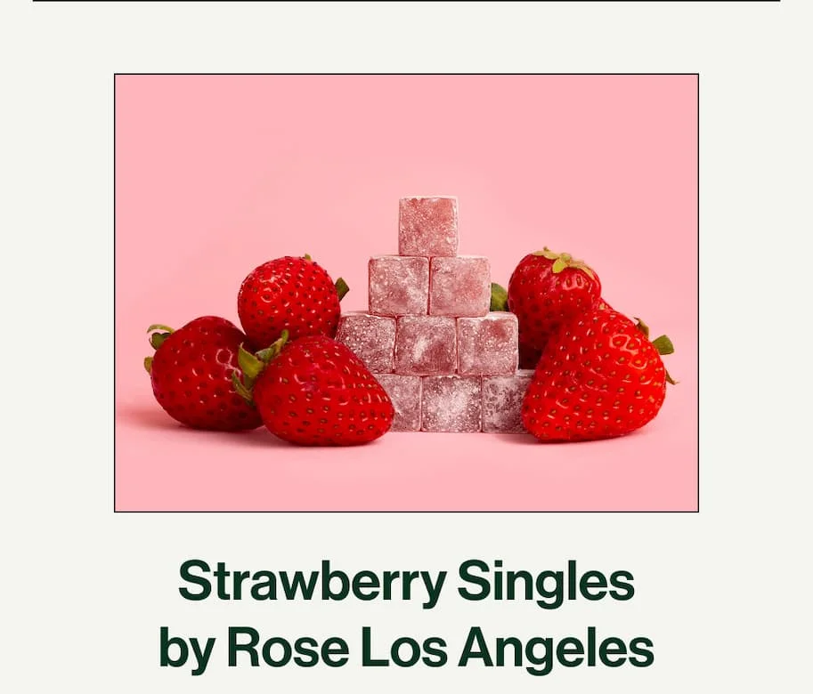 Strawberry Singles by Rose Los Angeles