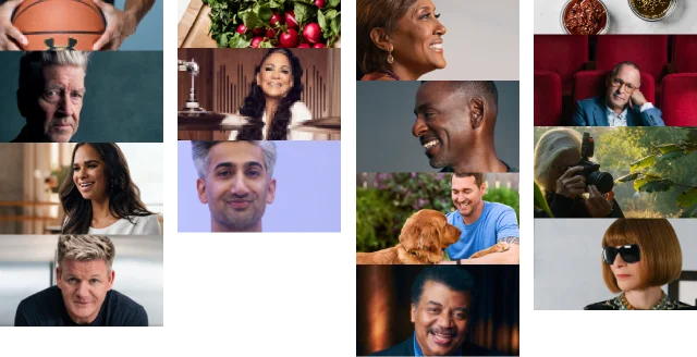 MasterClass Featured Instructors