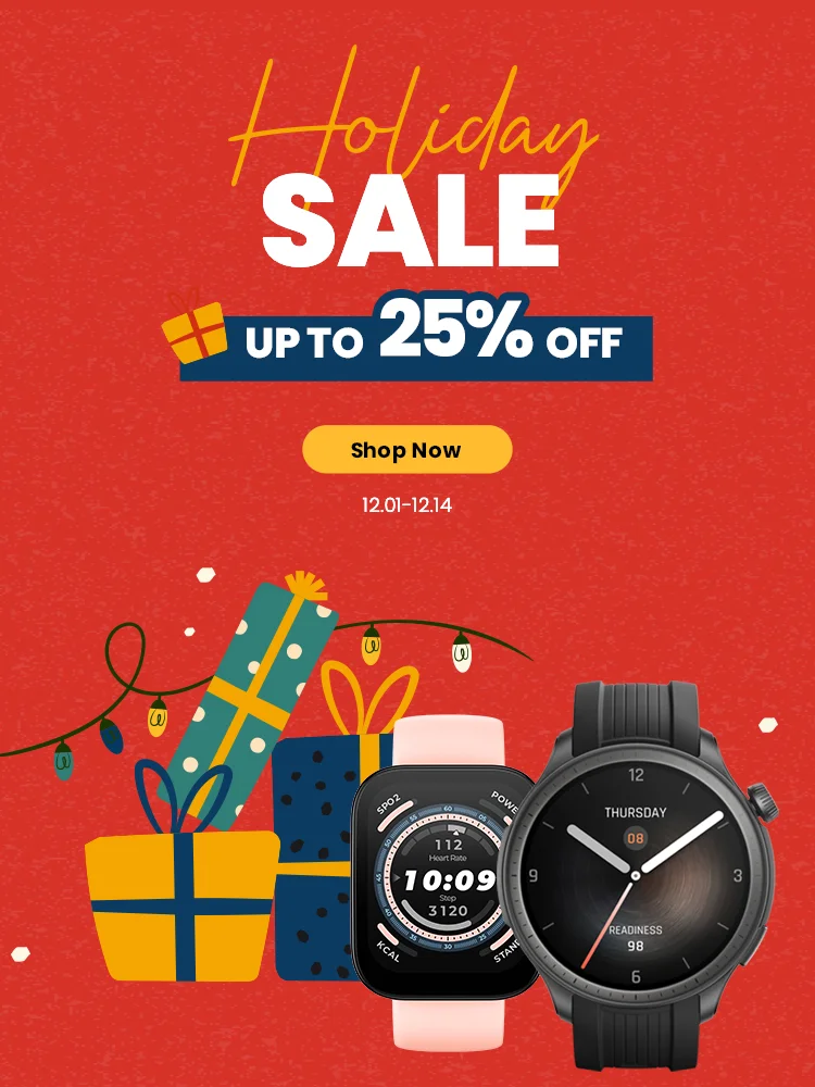 Amazfit Holiday Sale