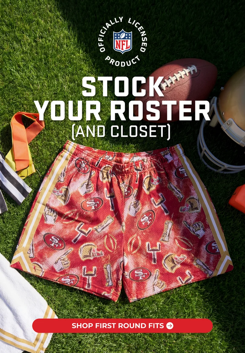 STOCK YOUR ROSTER (And Your Closet): new NFL by Chubbies