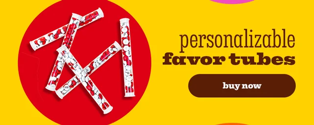 PERSONALIZABLE FAVOR TUBES