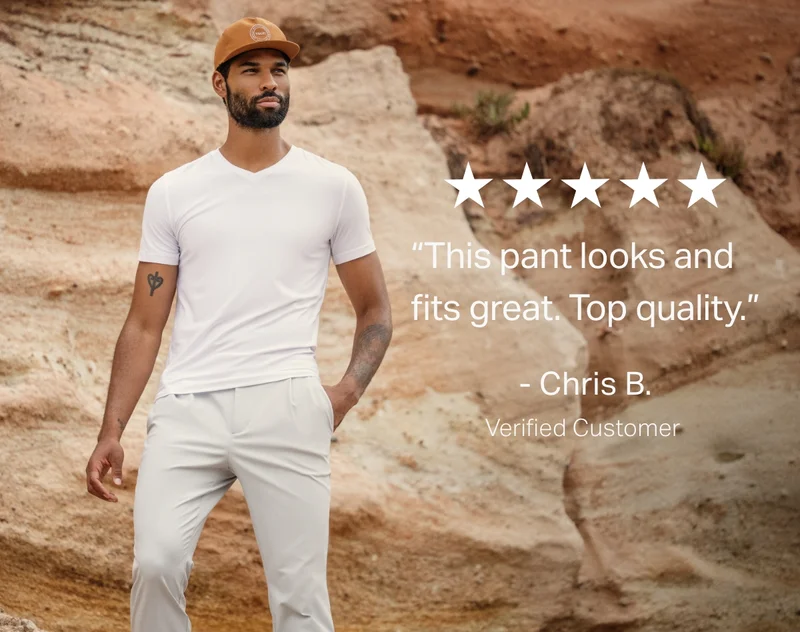 "This pant looks and fits great."