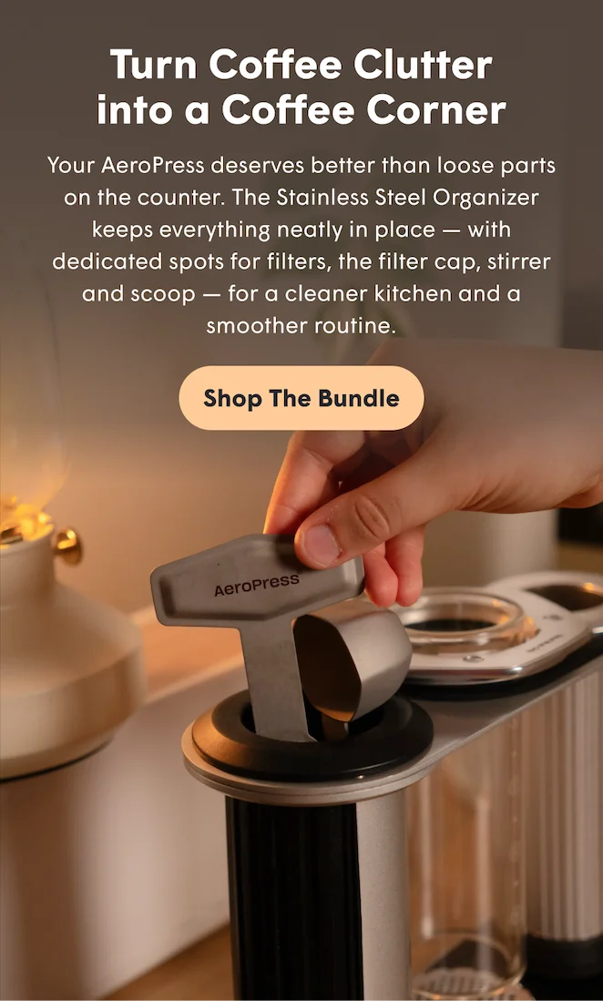 Turn Coffee Clutter into a Coffee Corner