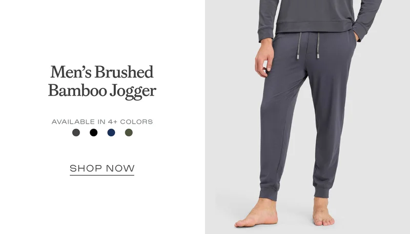 Men's Brushed Bamboo Jogger - Shop Now