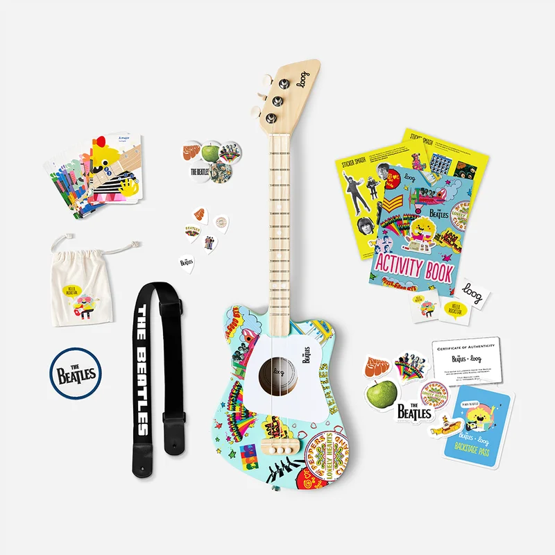 Shop Beatles + Loog guitars