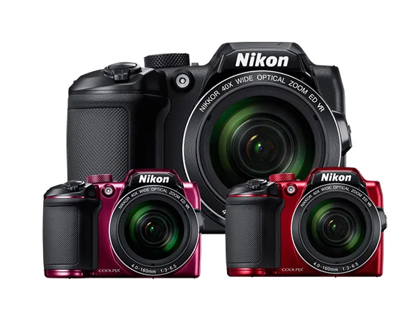 COOLPIX B500 Black/Plum/Red (Refurbished)