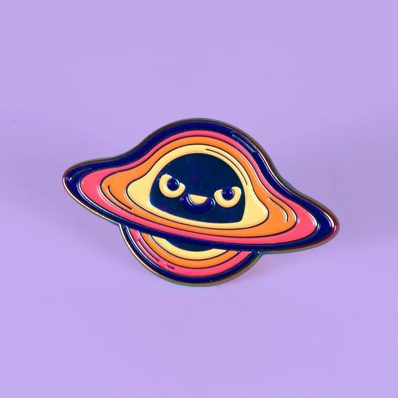Image of Black Hole Enamel Pin