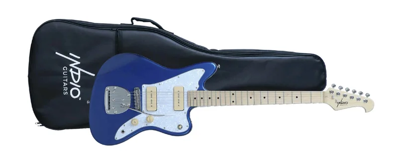 Indio by Monoprice Offset OS40 DLX Plus Alder Electric Guitar with Gig Bag