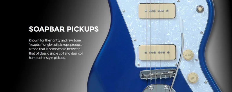Indio by Monoprice Offset OS40 DLX Plus Alder Electric Guitar with Gig Bag