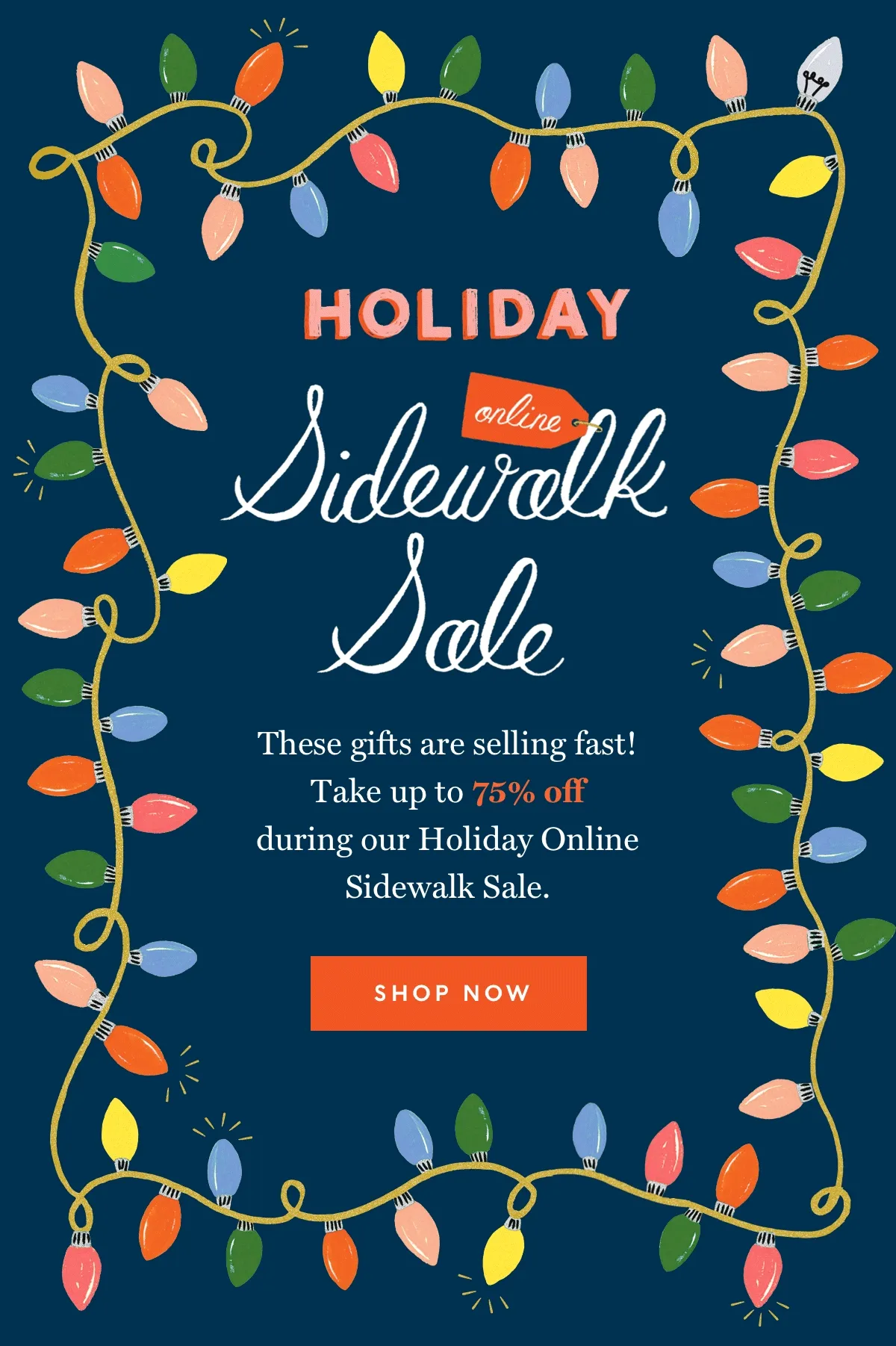 Holiday Sidewalk Sale