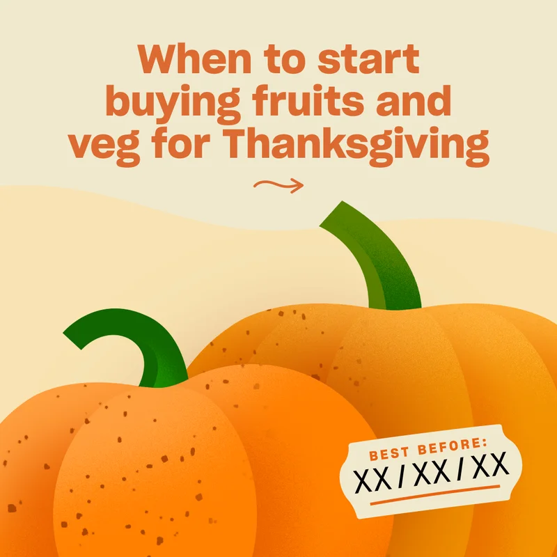 Thanksgiving Produce Longevity Guide