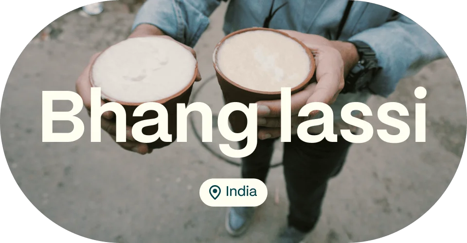 Bhang lassi, India