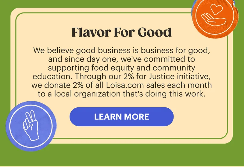 Flavor For Good LEARN MORE