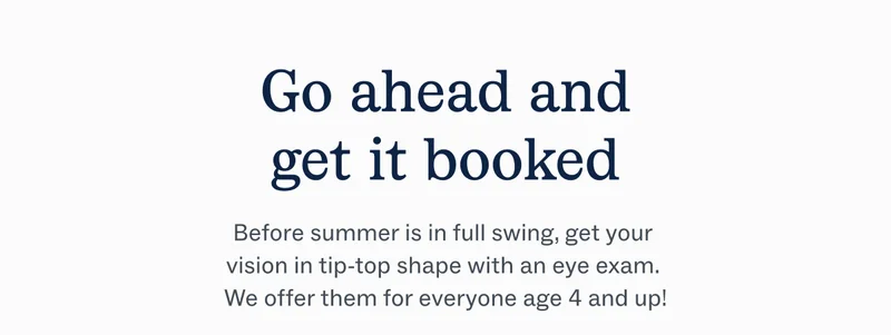 Go ahead and get it booked