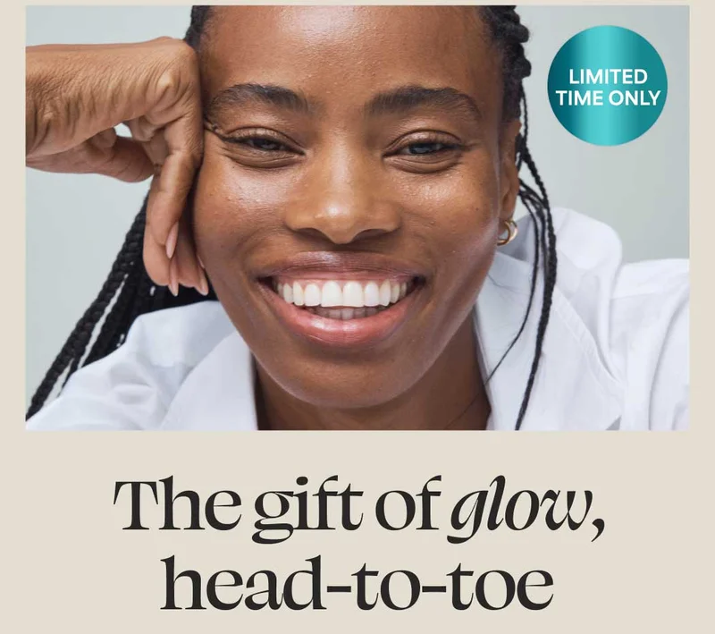 The gift of glow, head-to-toe.