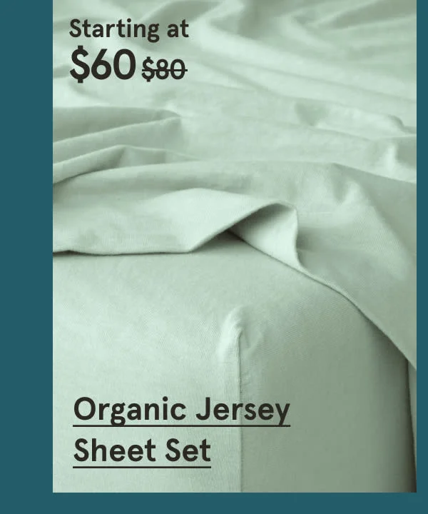 Organic Jersey Sheet Set