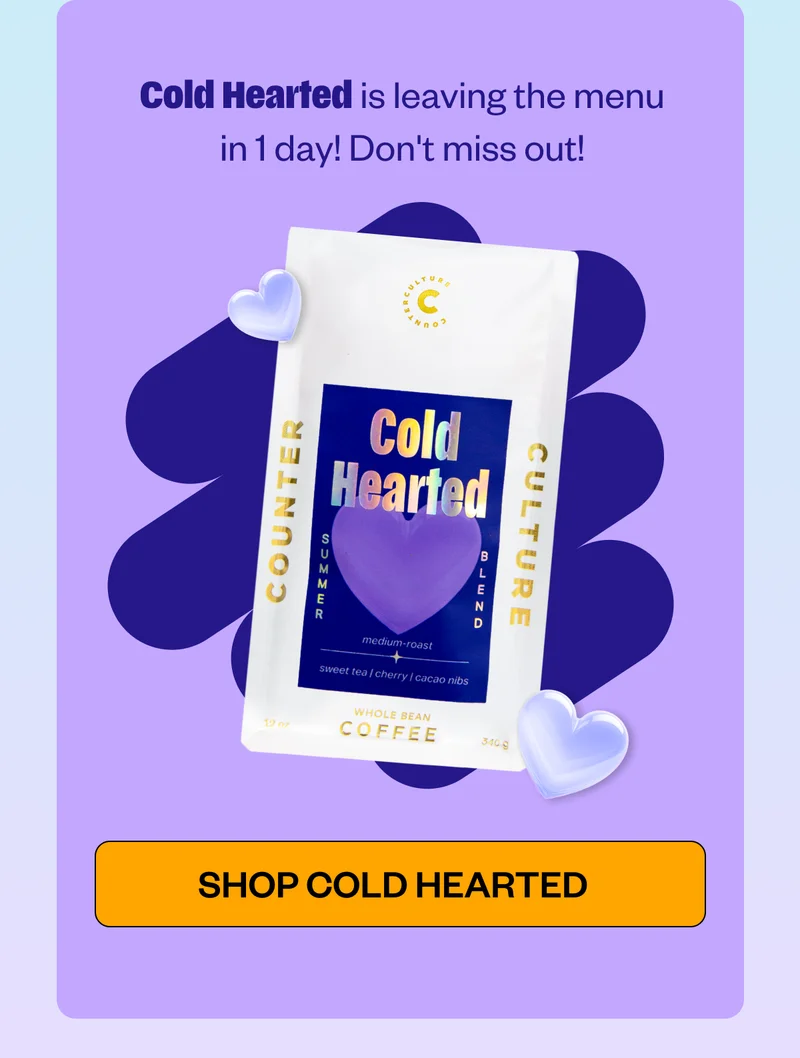 Cold Hearted is leaving in 1 day! Don't miss out! Shop Cold Hearted Cold Hearted is leaving in 1 day! Don't miss out! Shop Cold Hearted