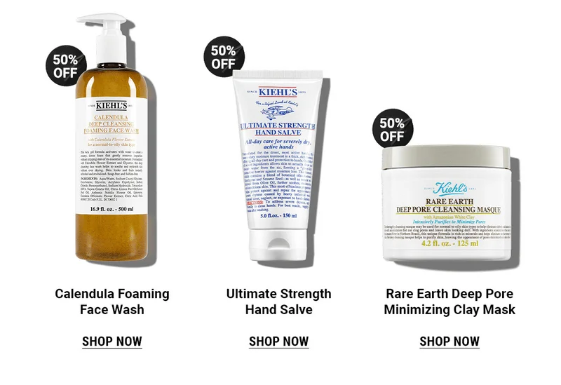Calendula Foaming Face Wash Ultimate Strength Hand Salve Rare Earth Deep Pore Minimizing Clay Mask