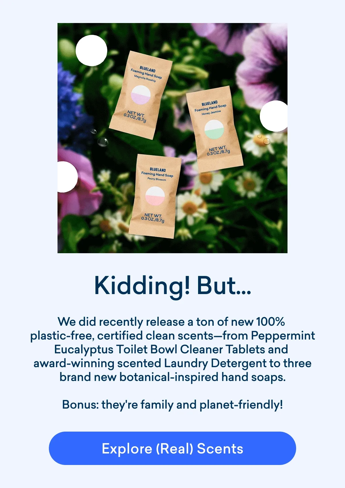 APRIL FOOL'S! But seriously, check out our newest scents.