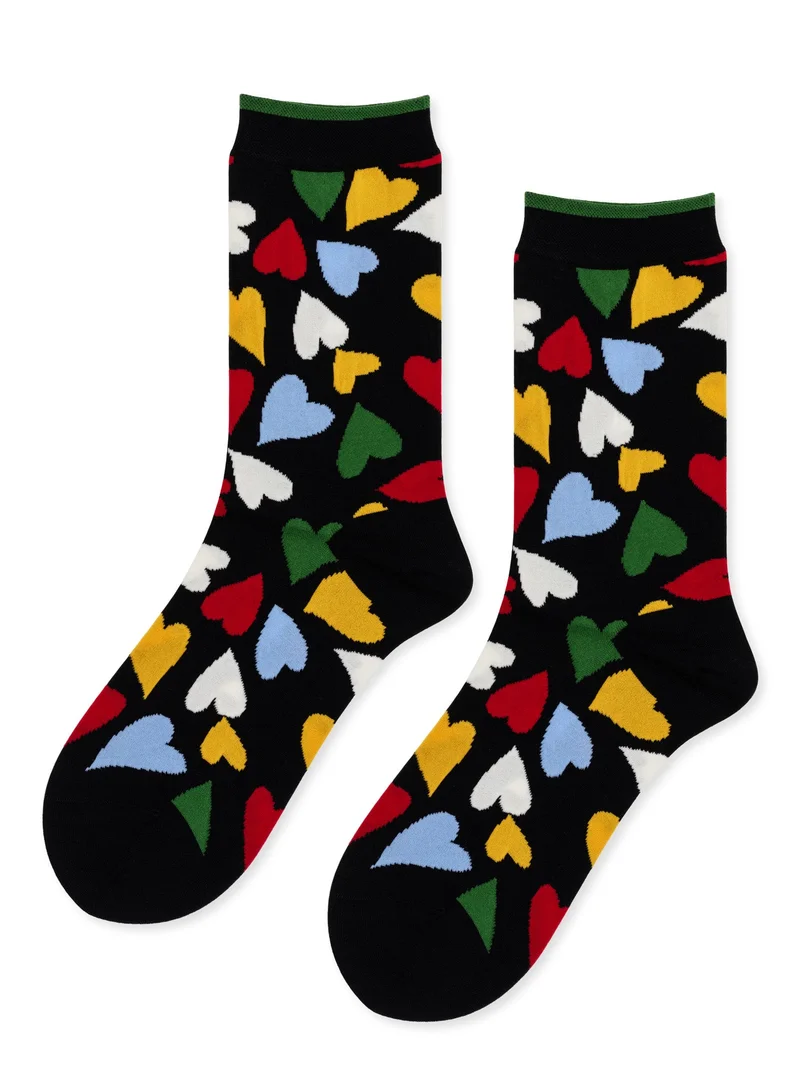 Image of Terrazzo Hearts Sheer Crew