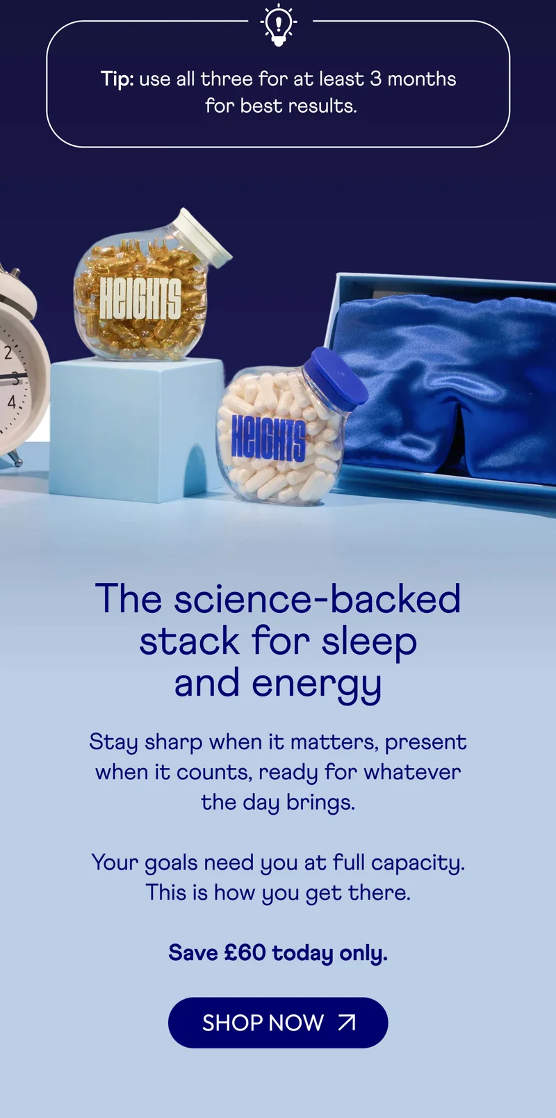 The science-backed stack for sleep and energy