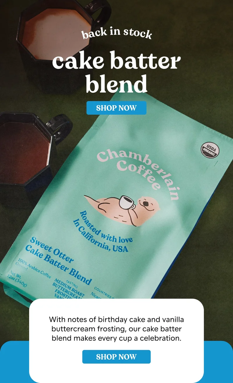 cake batter blend back in stock