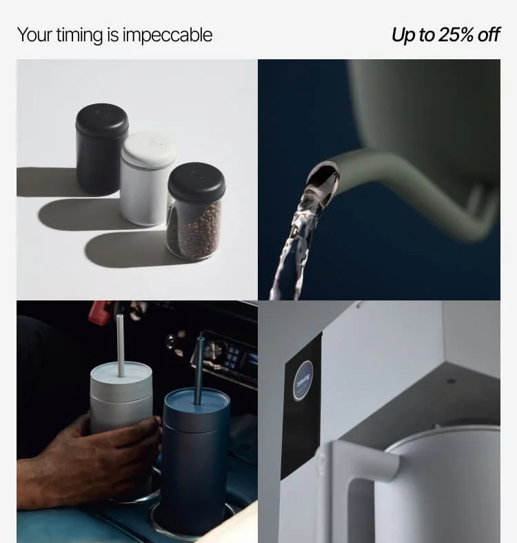 Your timing is impeccable. Up to 25% off.