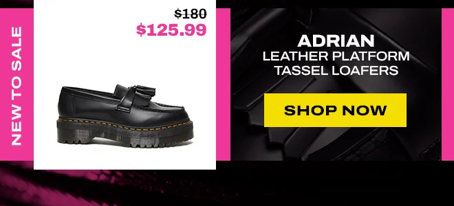 Adrian Leather Platform Tassel Loafers