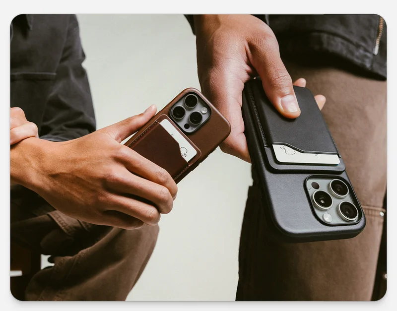Available in Rustic Brown and Black Horween Leather.