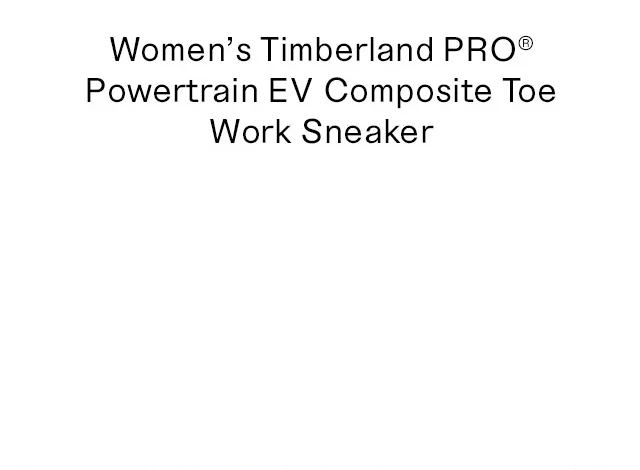 Women's Timberland PRO Powertrain EV Composite Toe Work Sneaker