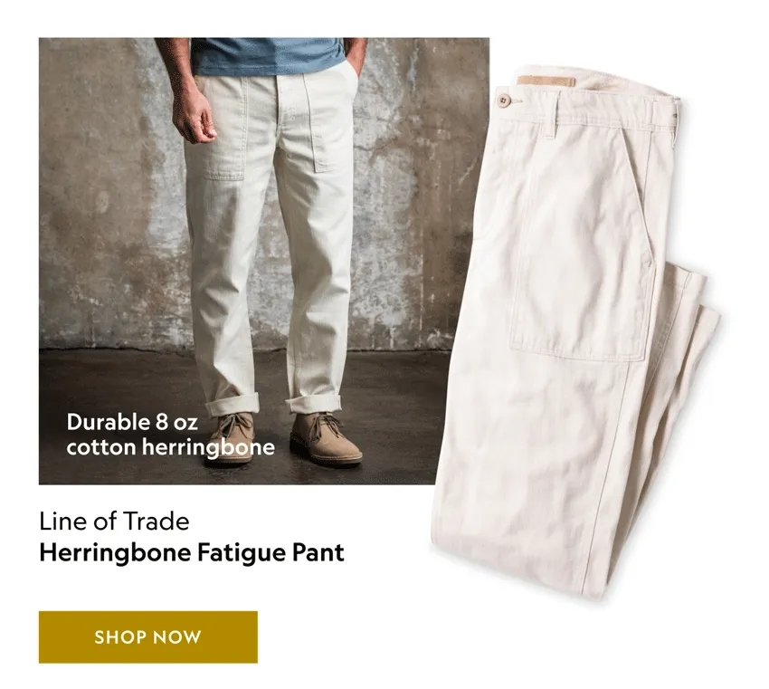 Herringbone Fatigue Pant