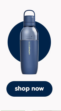 Sodastream Fizz & Go™ Easy Mix Insulated Stainless Steel Bottle Storm Blue 23.7 oz