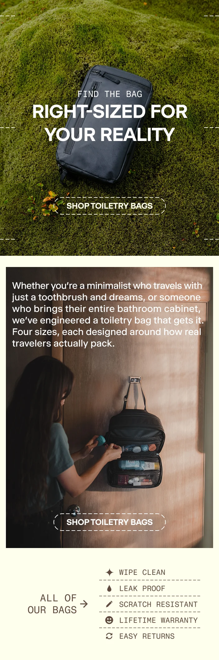 Gravel |Shop Toiletry bags