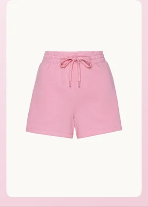 LuxeFleece Sweat Short in Pink Haze