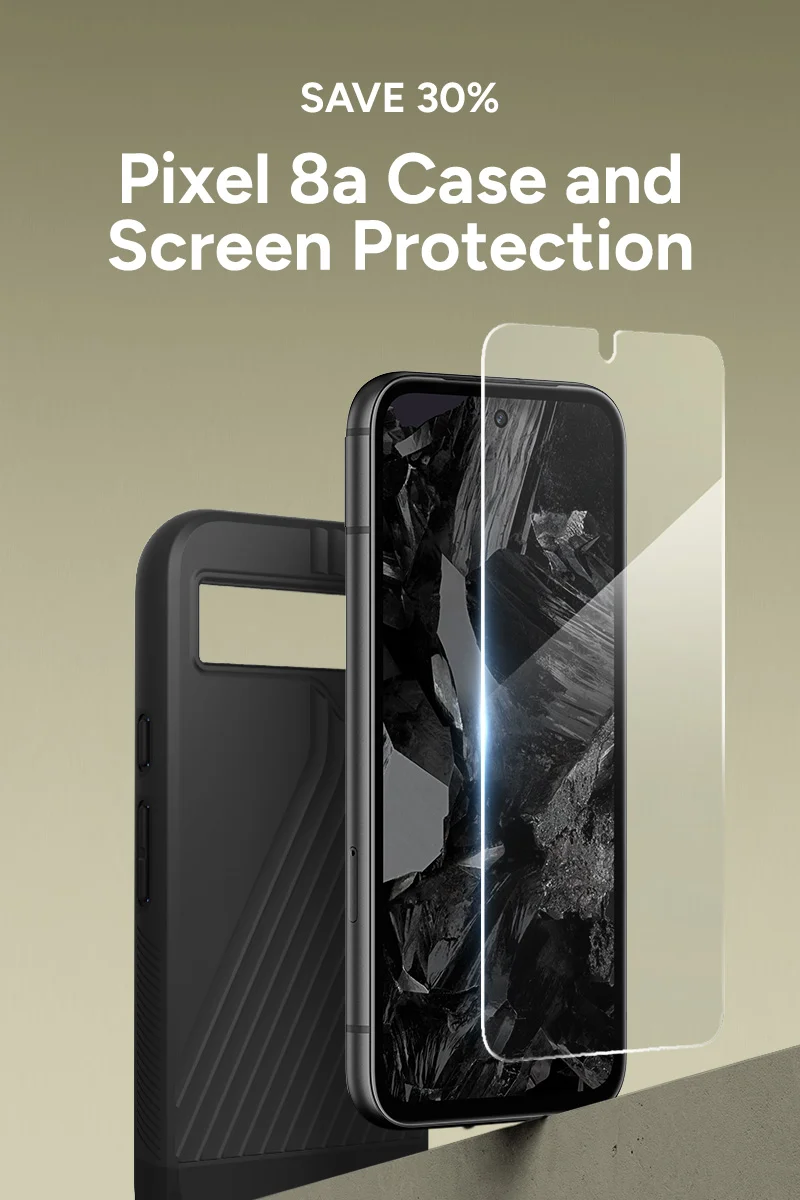 SAVE 30% Pixel 8A Case and Screen Protection
