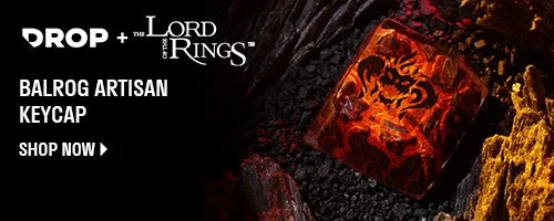 Drop + The Lord of the RingsTM Balrog Artisan Keycap | Shop Now >